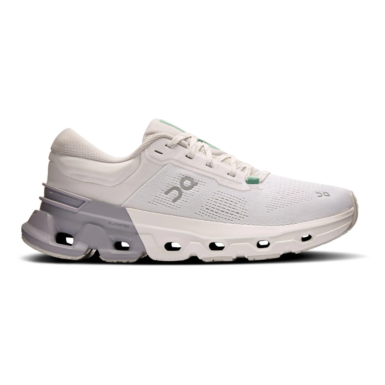 Women's On Cloudflyer 5, White/Lilac, 7.5 B Medium