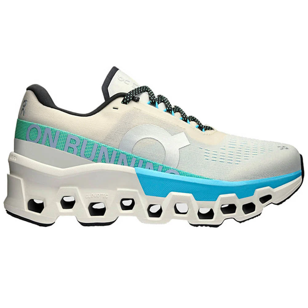 Women's On Cloudmonster 2, Cream/Horizon, 8.5 B Medium