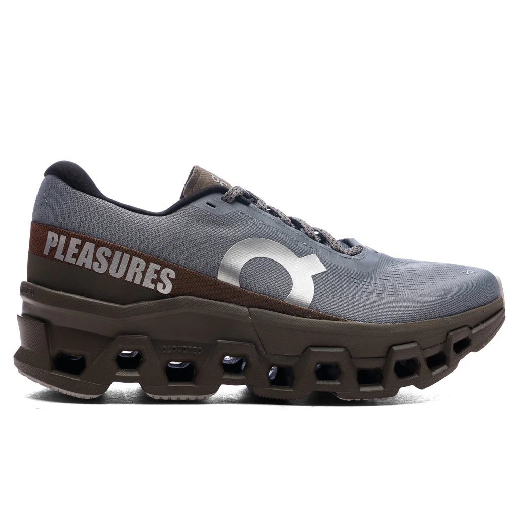 Women's On Cloudmonster 2 PLS-TL, Mist/Olive, 9 B Medium