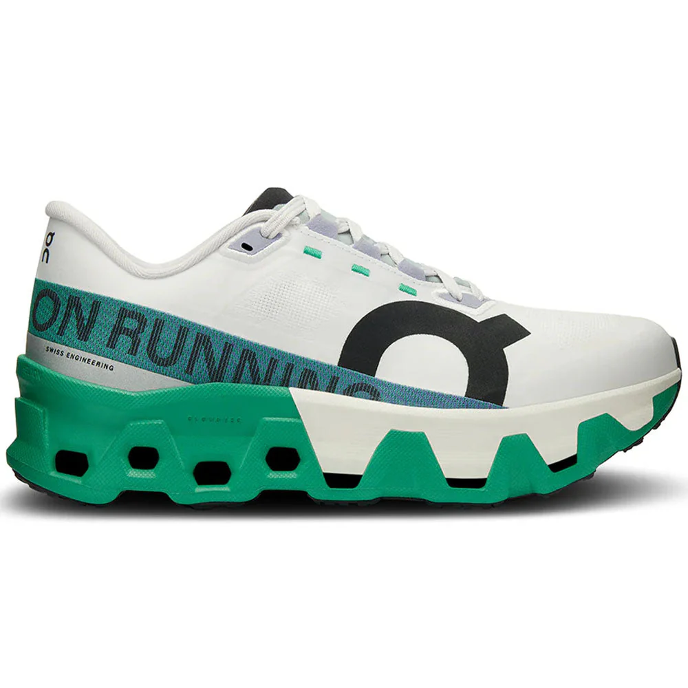 Women's On Cloudmonster Hyper, White/Mint, 5 B Medium