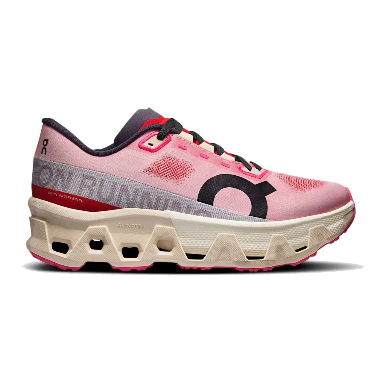 Women's On Cloudmonster Hyper, Red/Cream, 8.5 B Medium