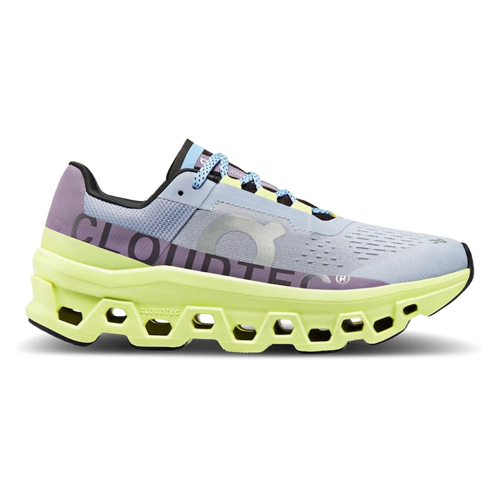 Women's On Cloudmonster, Nimbus/Hay, 10 B Medium