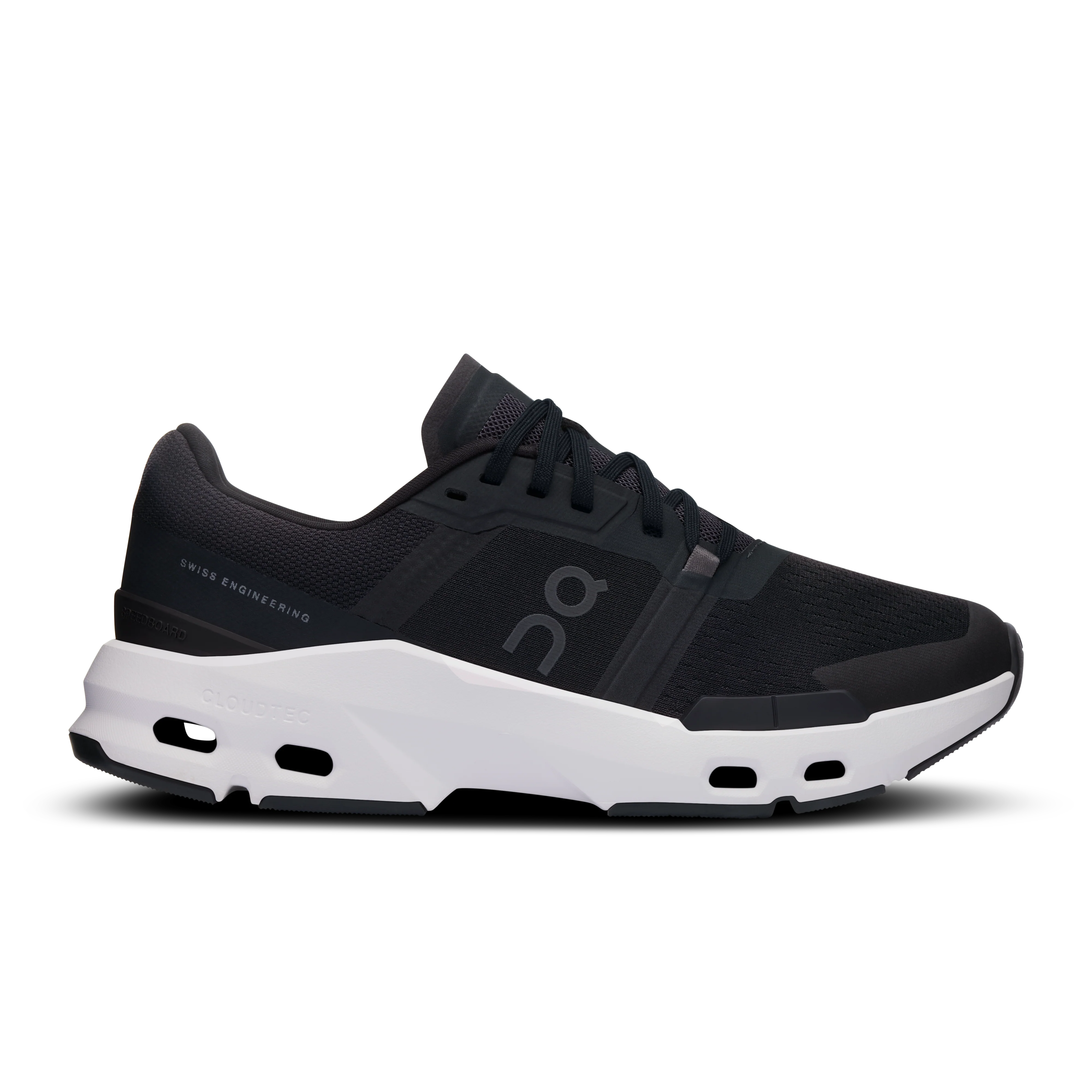 Women's On Cloudpulse, Black/White, 5.5 B Medium
