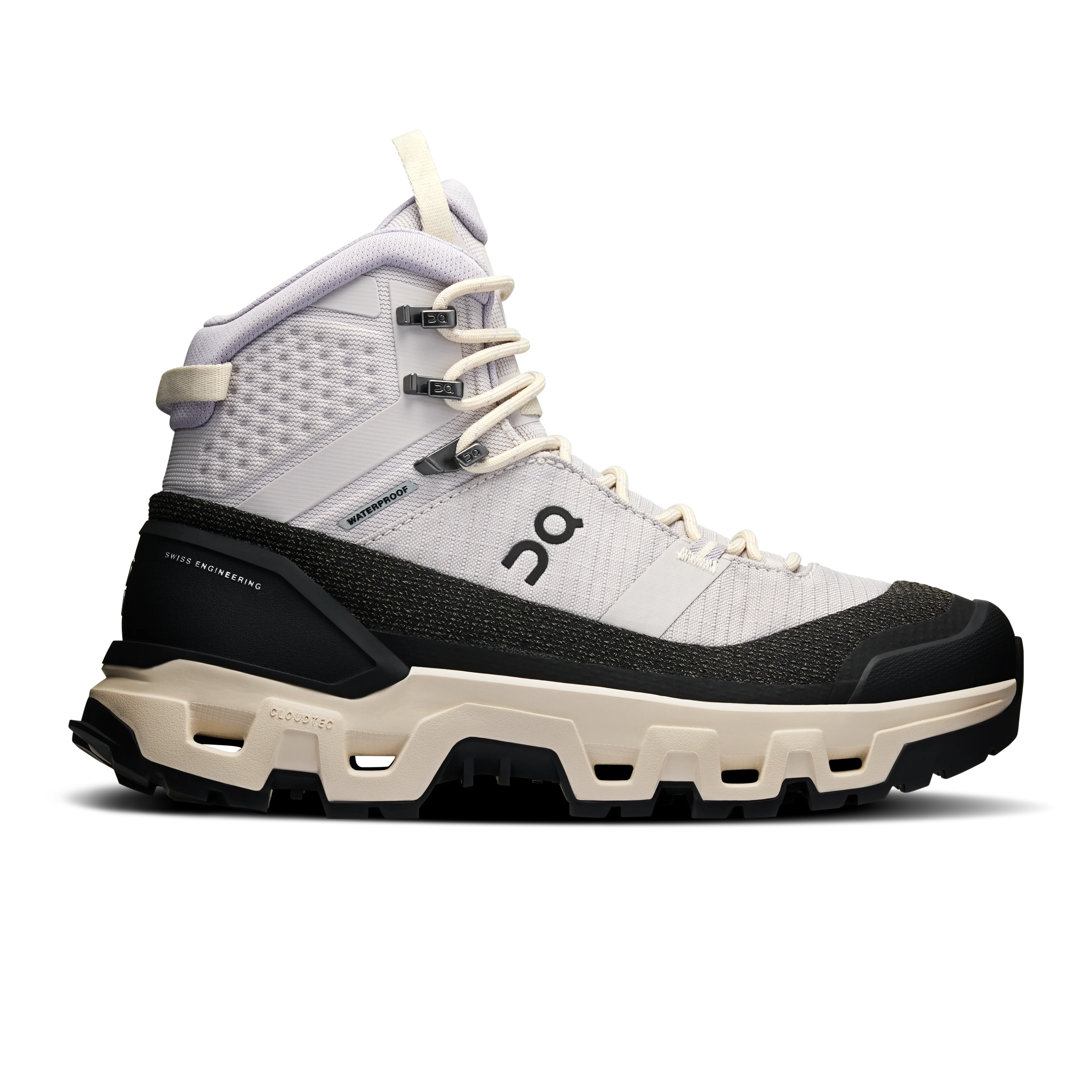 Women's On Cloudrock Trek WP, Silver/Cream, 8.5 B Medium