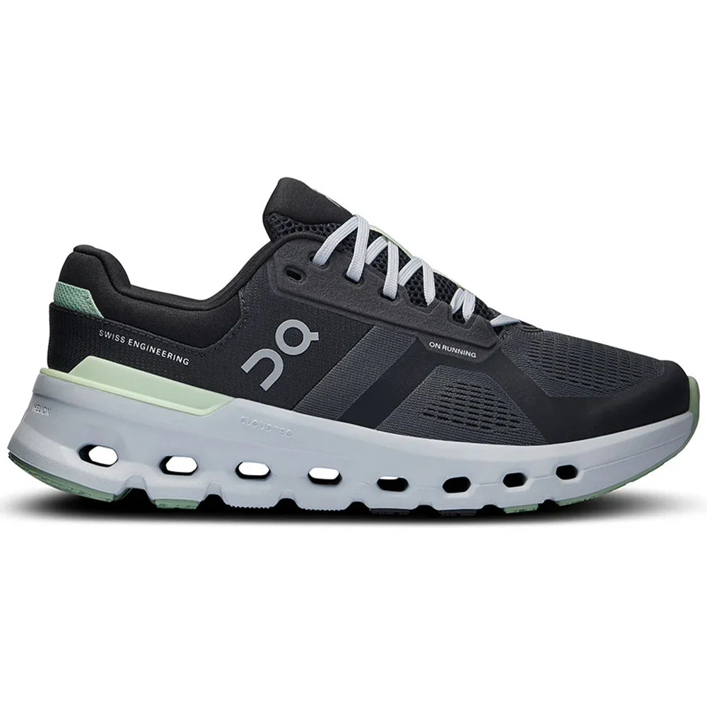 Women's On Cloudrunner 2, Shadow/Lima, 8.5 D Wide