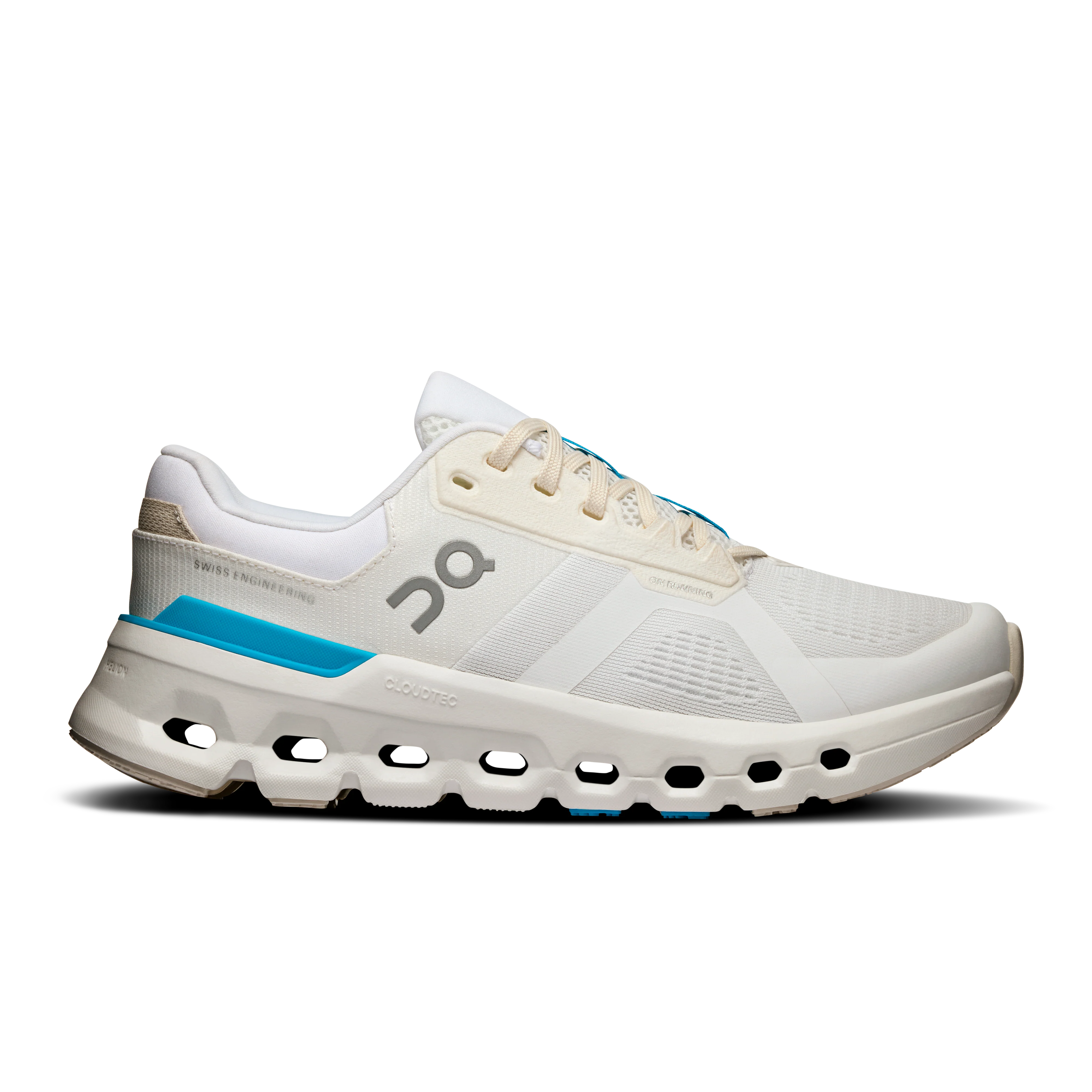 Women's On Cloudrunner 2, White/Horizon, 6 B Medium