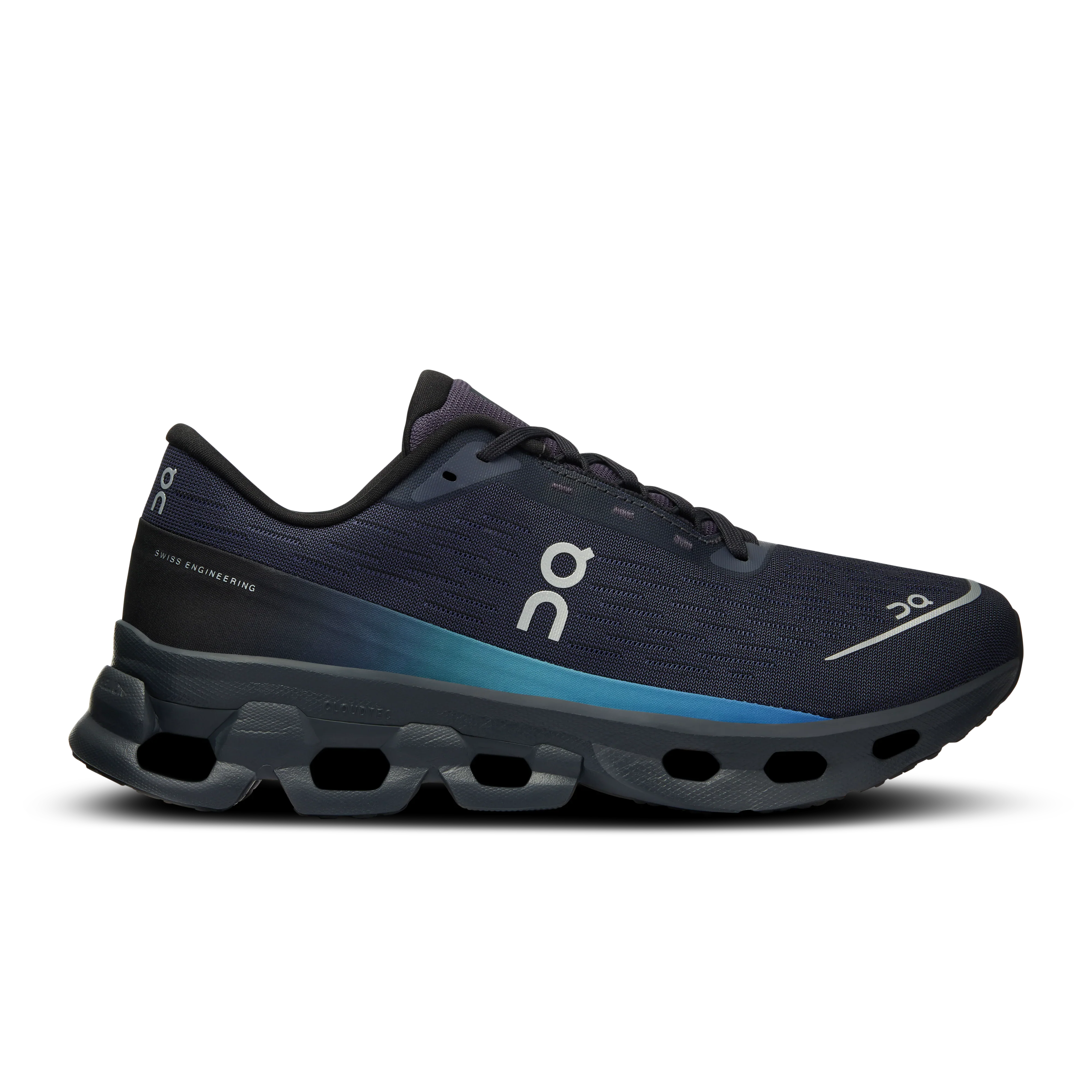 Women's On Cloudspark, Black/Blueberry, 8.5 B Medium