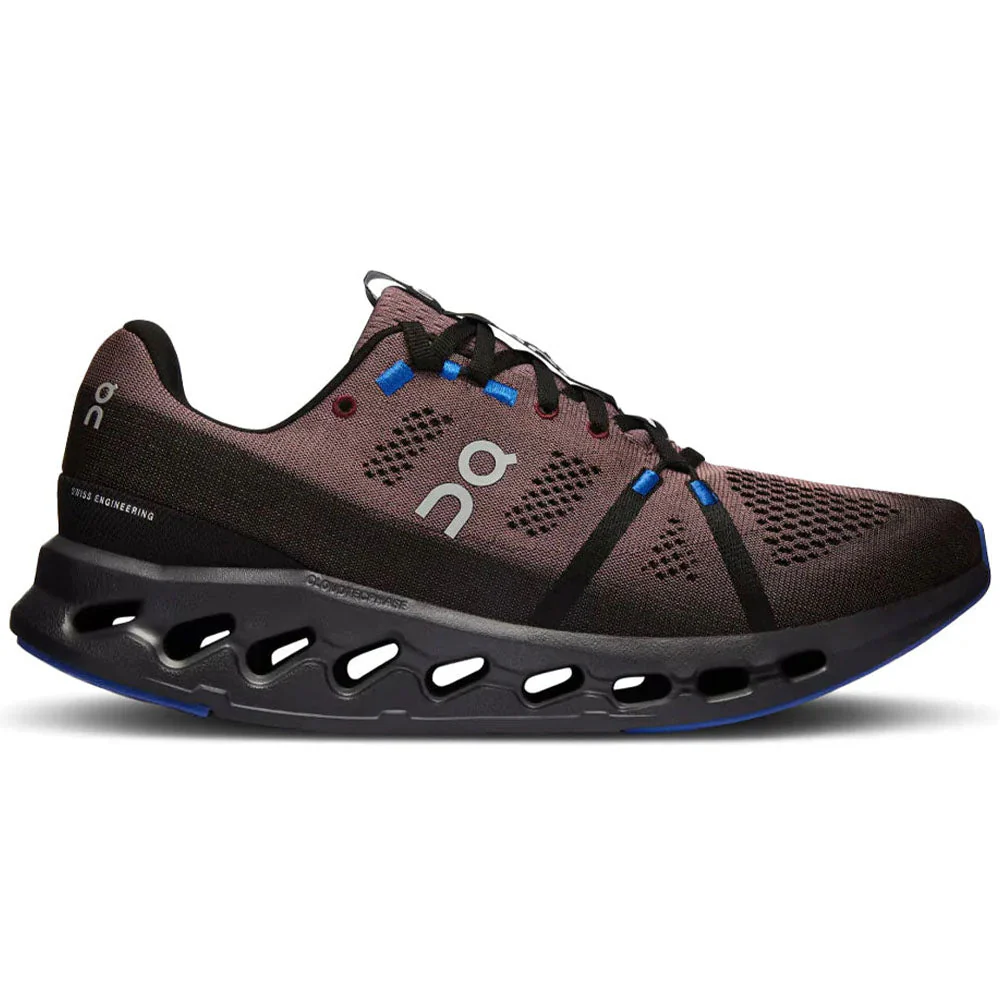 Women's On Cloudsurfer, Black/Cobalt, 7.5 B Medium