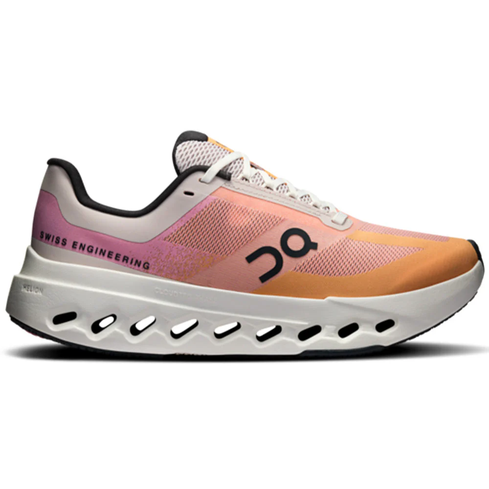 Women's On Cloudsurfer Next, Tangerine/Ivory, 6.5 B Medium