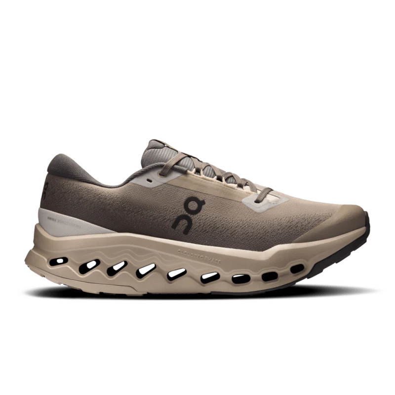 Women's On Cloudsurfer Trail 2 Waterproof, Cinder/Desert, 8.5 B Medium