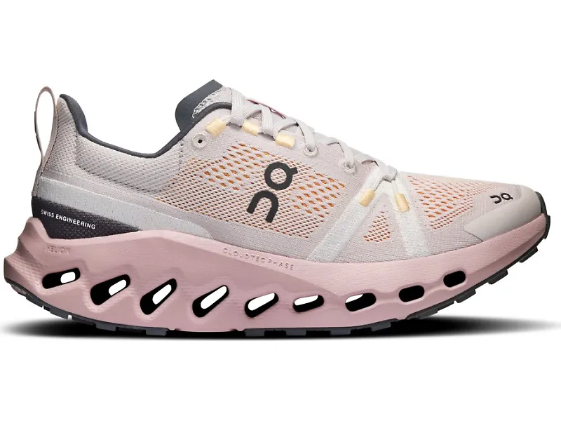 Women's On Cloudsurfer Trail, Silver/Mauve, 7 B Medium