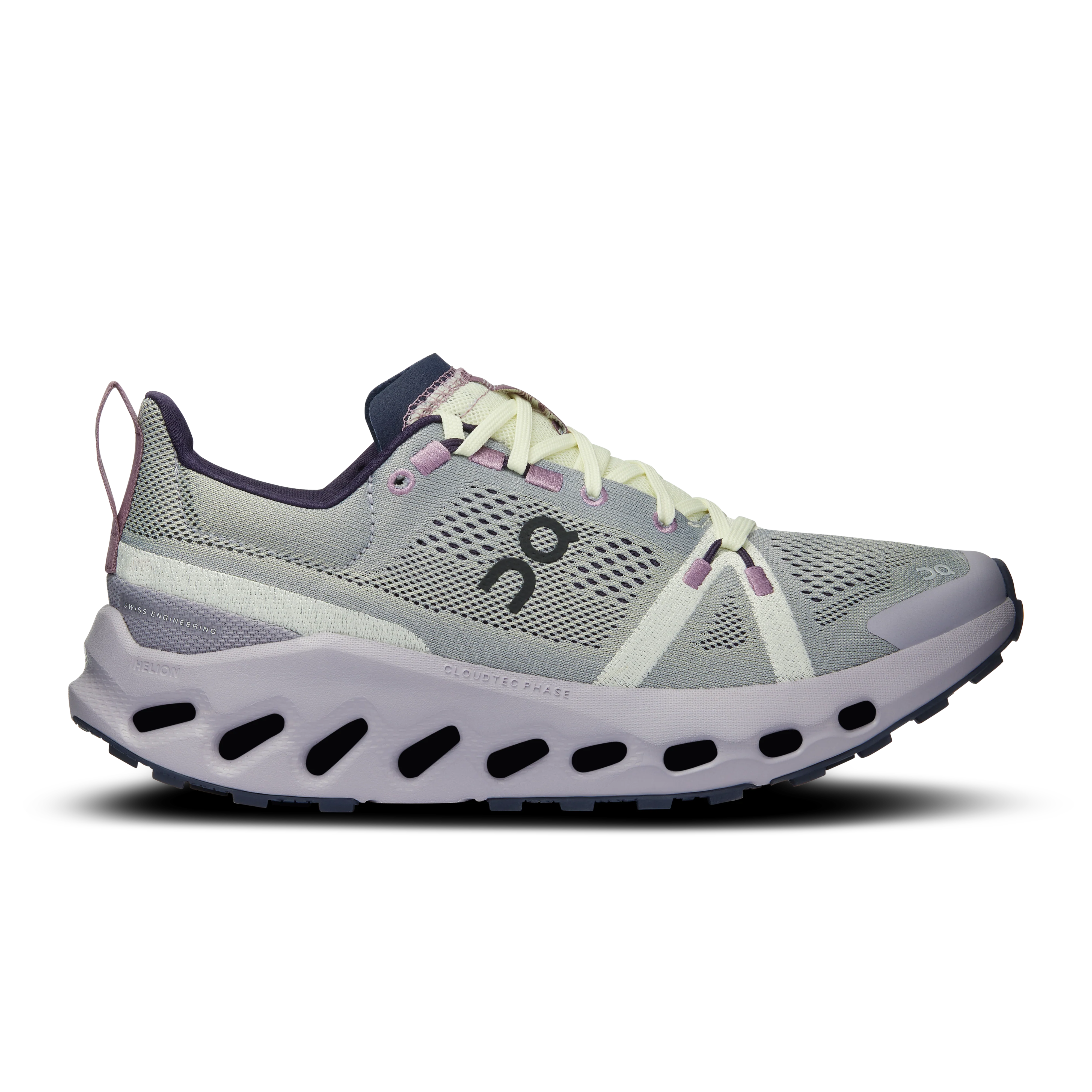 Women's On Cloudsurfer Trail, Seedling/Lilac, 8 B Medium