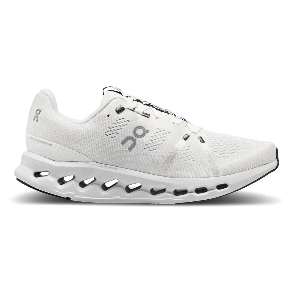 Women's On Cloudsurfer, White/Frost, 11 B Medium