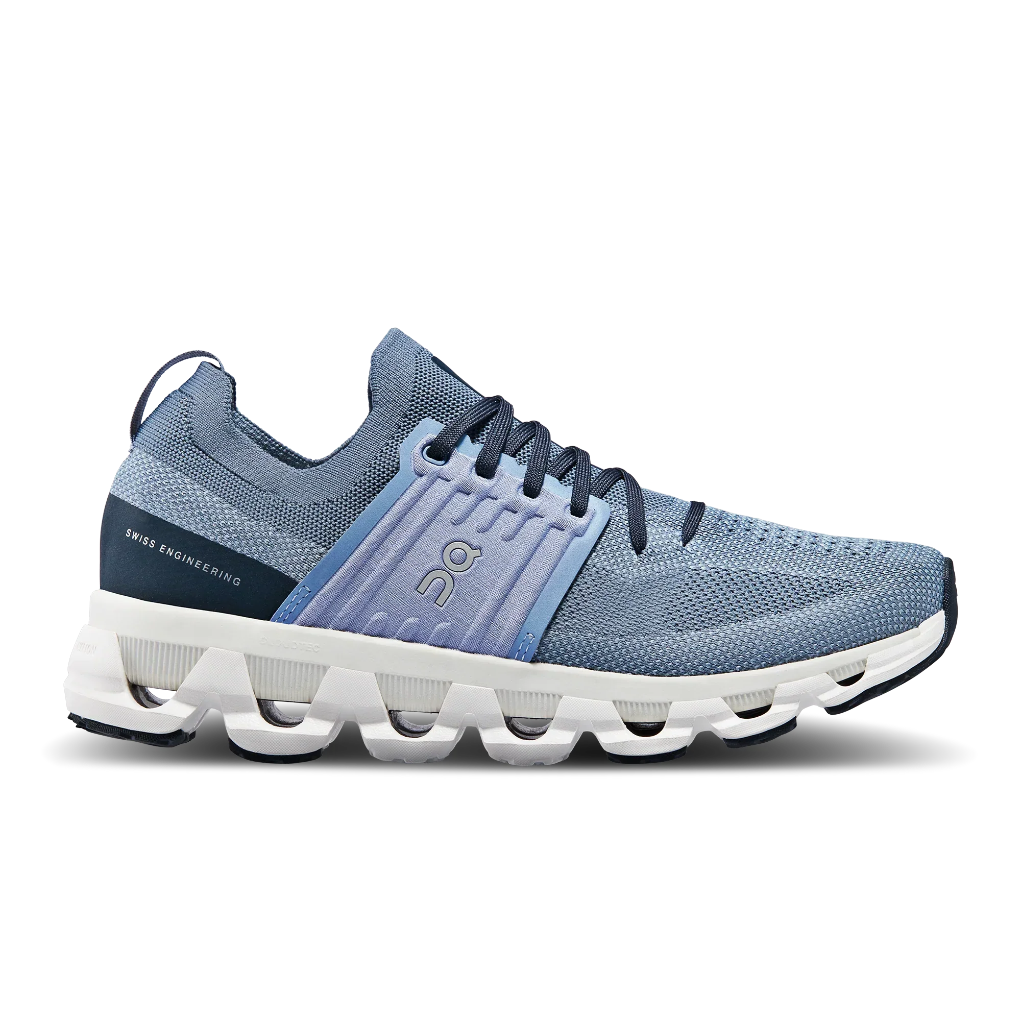 Women's On Cloudswift 3, Metal/White, 9 B Medium