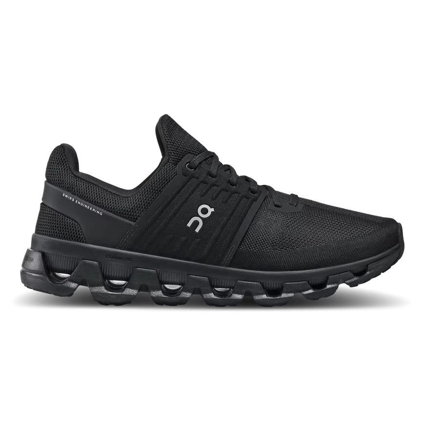 Women's On Cloudswift 3 AD, All Black, 8 B Medium