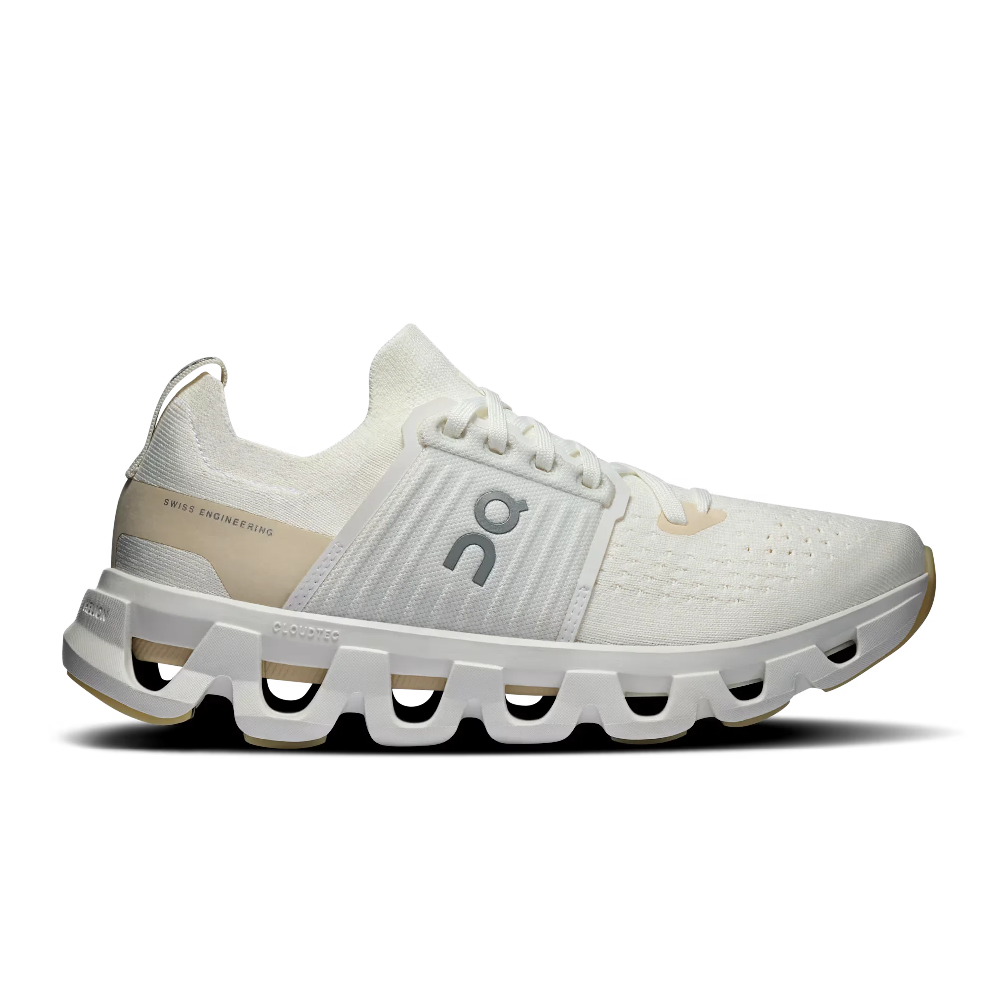 Women's On Cloudswift 4, White/Cream, 5 B Medium