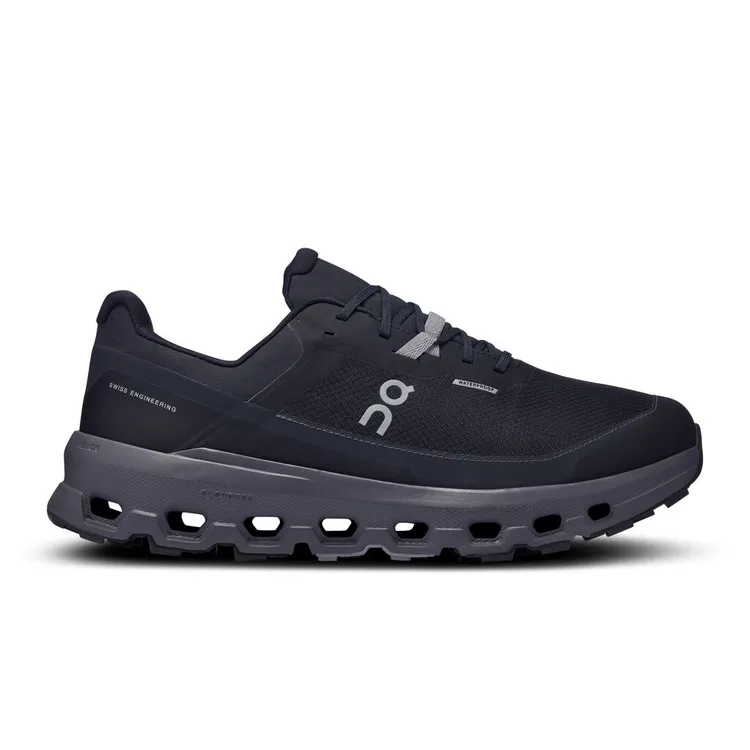 Women's On Cloudvista 2 Waterproof, Black/Eclipse, 6.5 B Medium