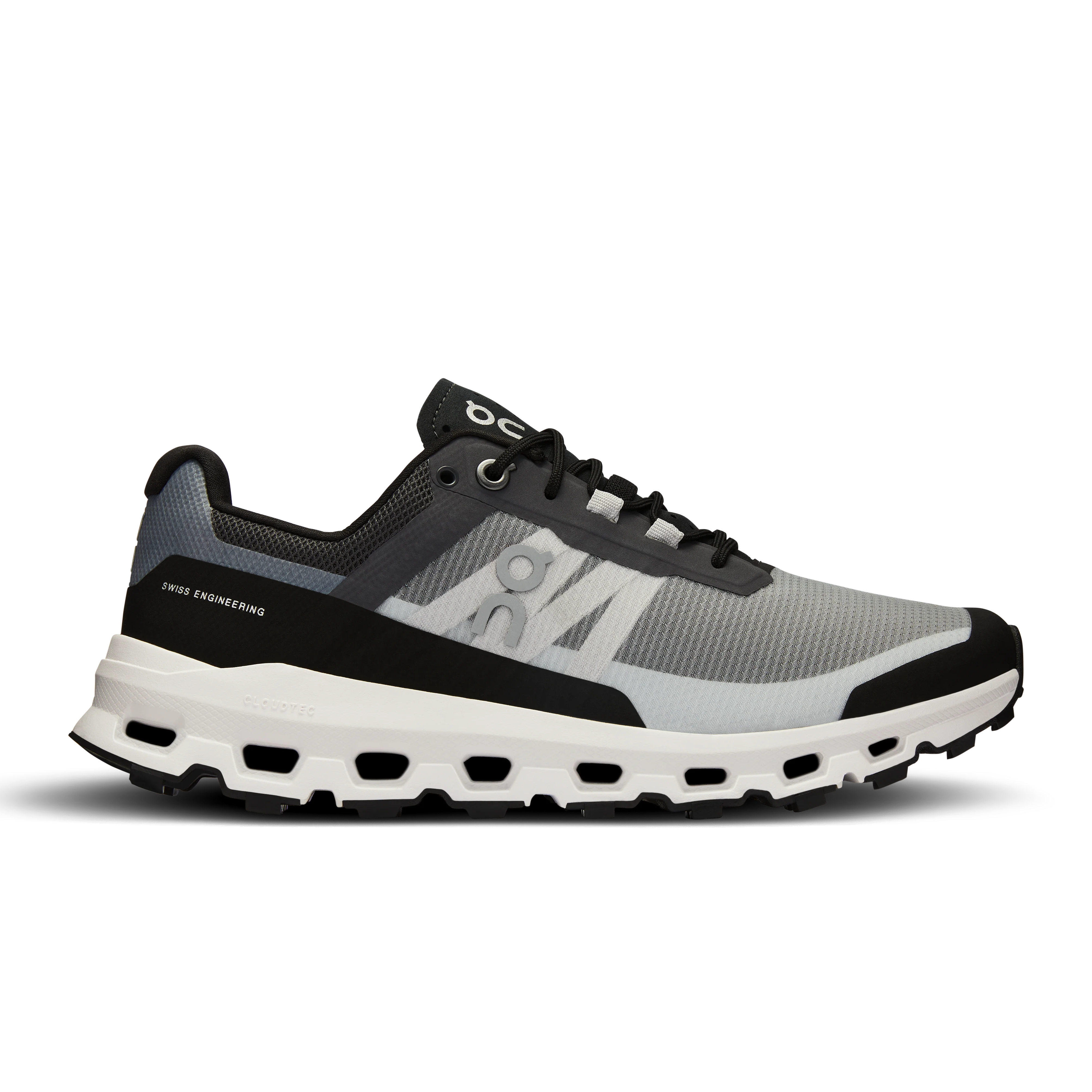 Women's On Cloudvista, Black/White, 7.5 B Medium