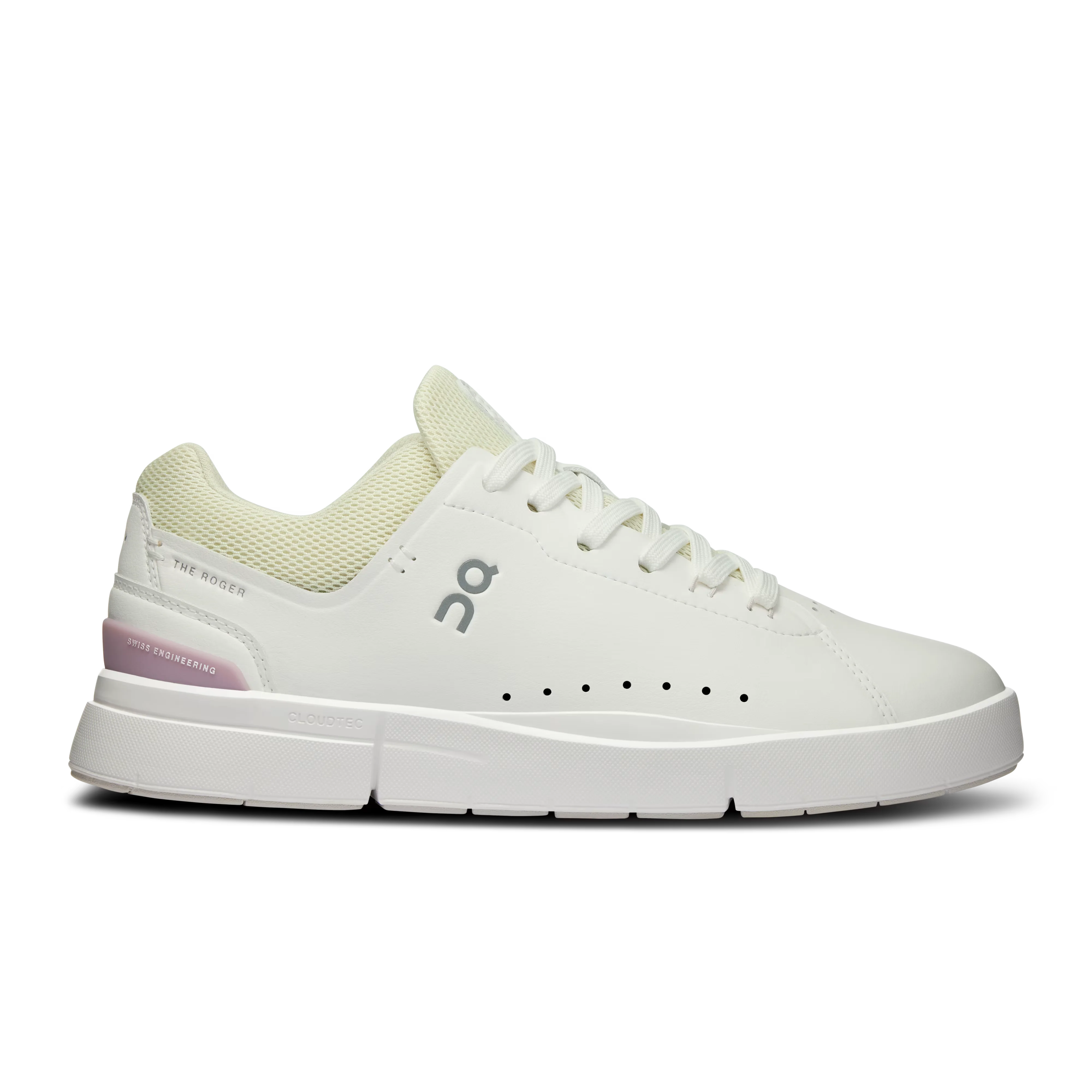 Women's On The Roger Advantage 2, White/Mauve, 8.5 B Medium