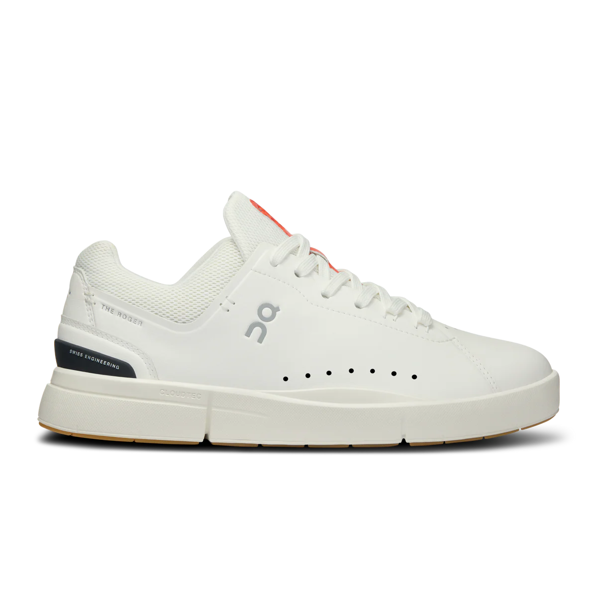 Women's On The Roger Advantage 2, White/Spice, 6.5 B Medium