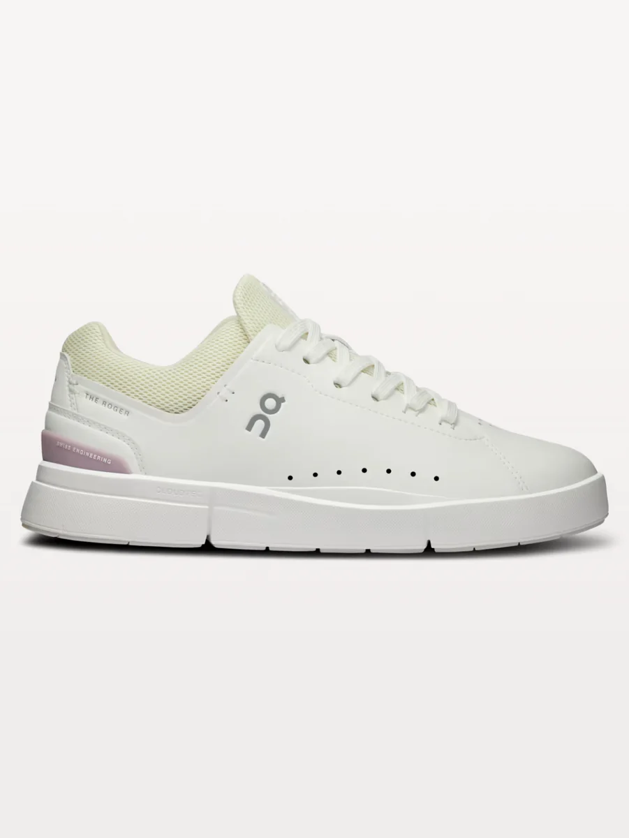 Women's On The Roger Advantage, White/Mauve, 5.5 B Medium