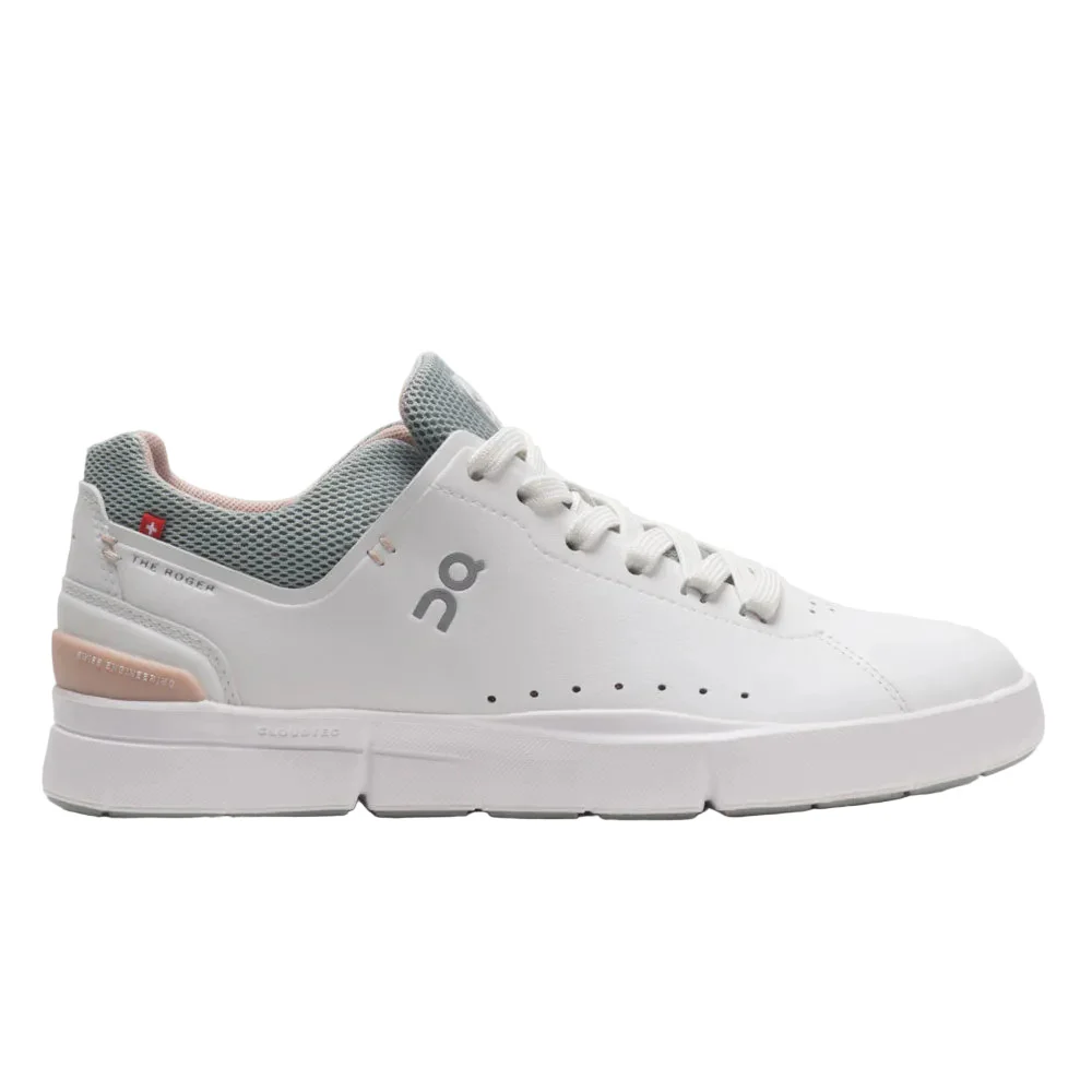 Women's On The Roger Advantage, White/Rose, 5.5 B Medium
