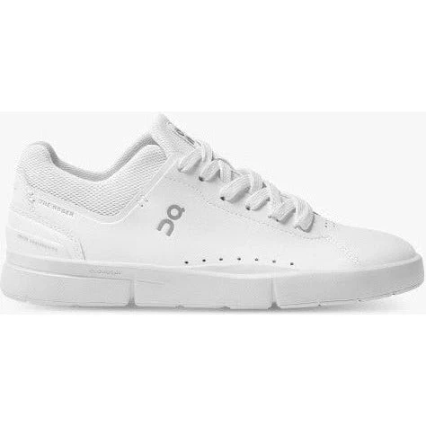 Women's On The Roger Advantage, All White, 10.5 B Medium
