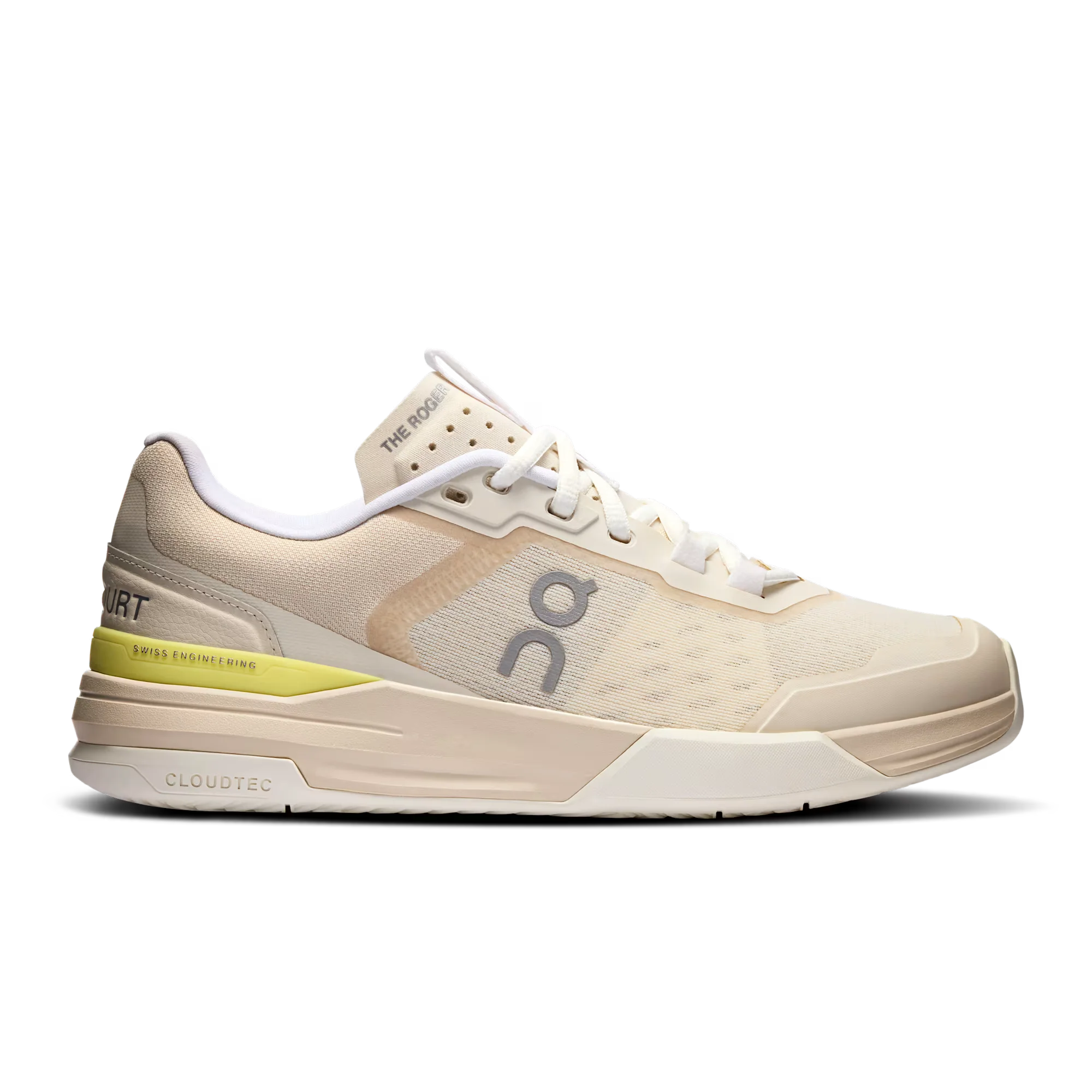 Women's On The Roger Advantage Pro, Cream/Limelight, 10 B Medium