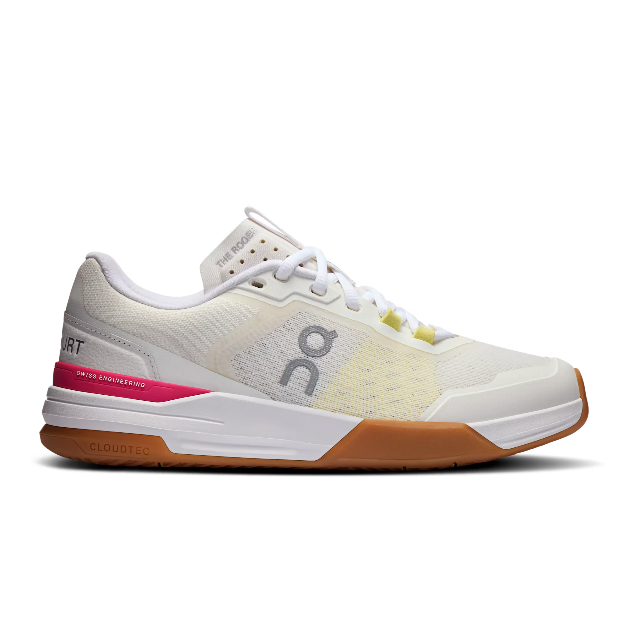 Women's On The Roger Advantage Pro, Ivory/Pink, 5.5 B Medium