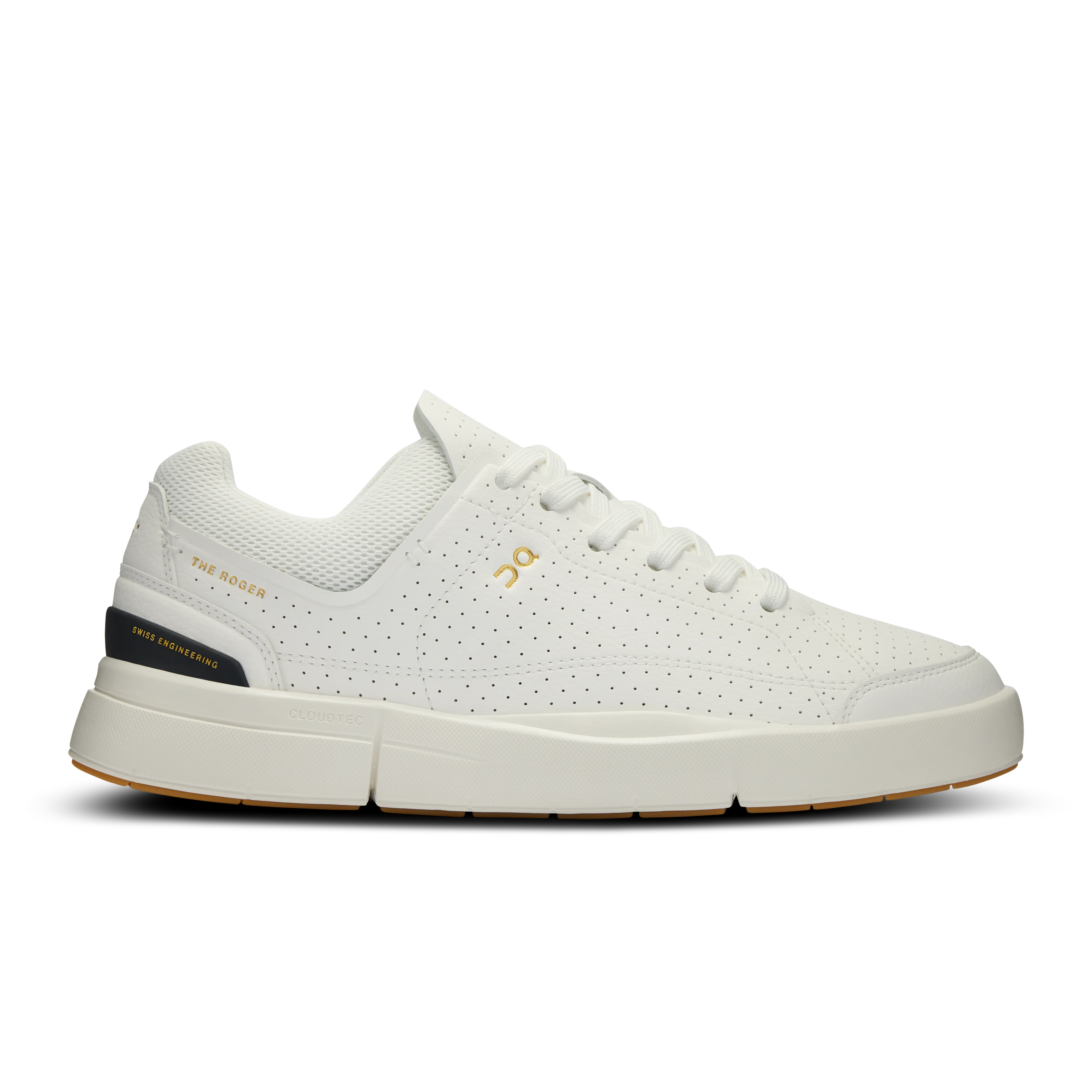 Women's On The Roger Centre Court 2, White/Black, 9 B Medium