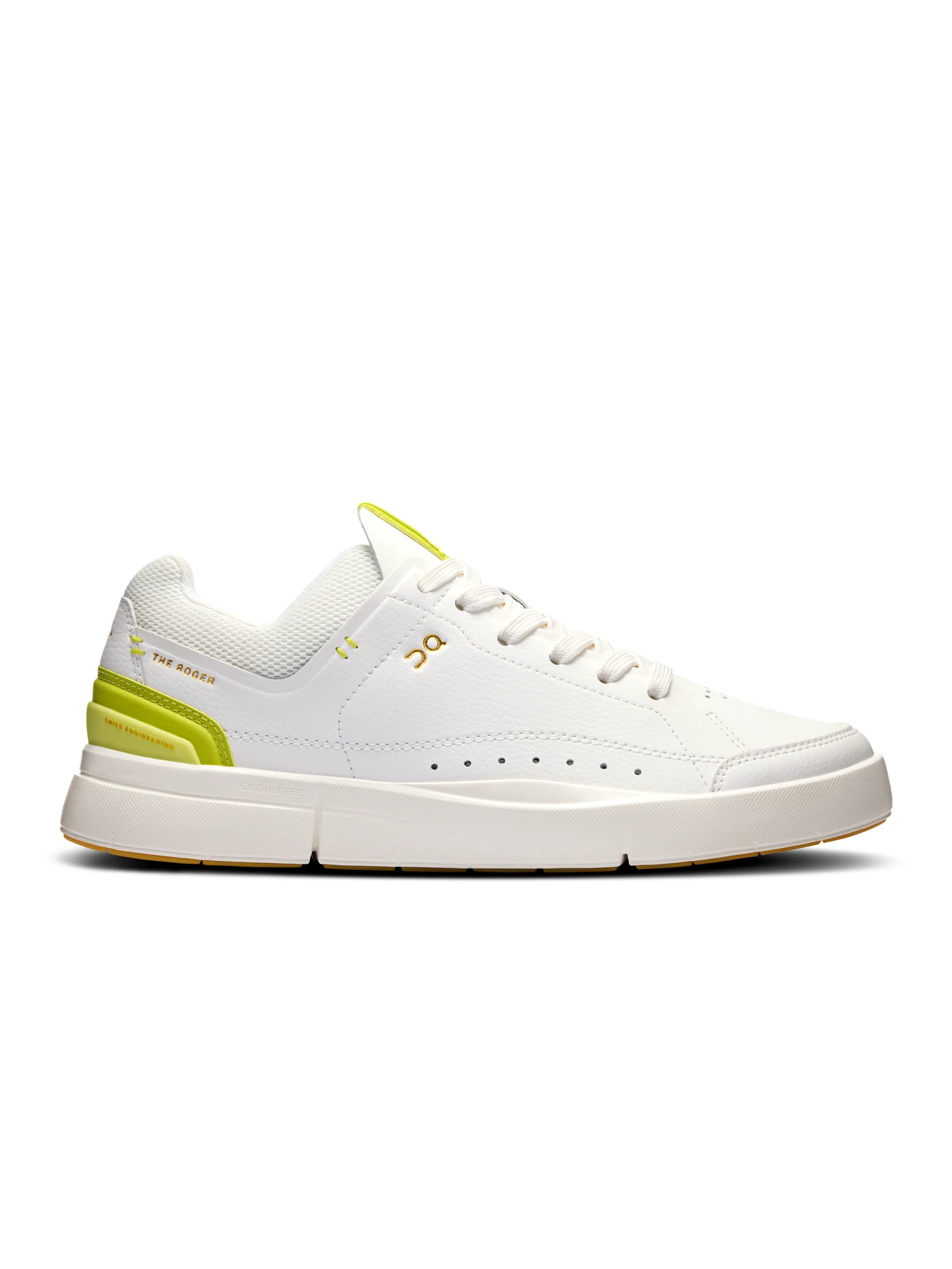 Women's On The Roger Centre Court 2, White/Limelight, 9.5 B Medium