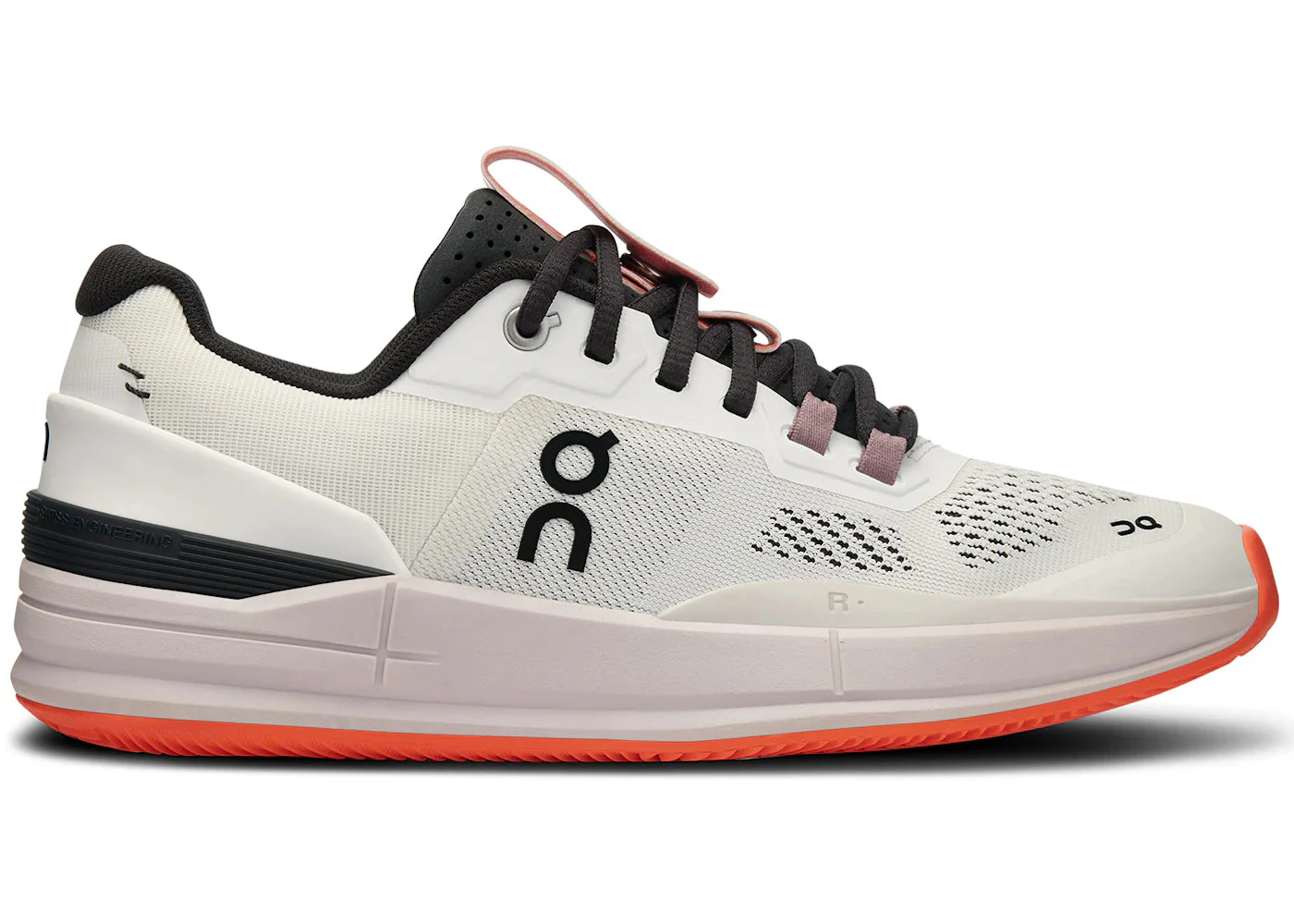 Women's On The Roger Pro Clay, White/Lily, 5.5 B Medium