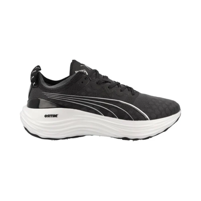Women's Puma ForeverRun Nitro, Puma Black/Puma White, 8 B Medium