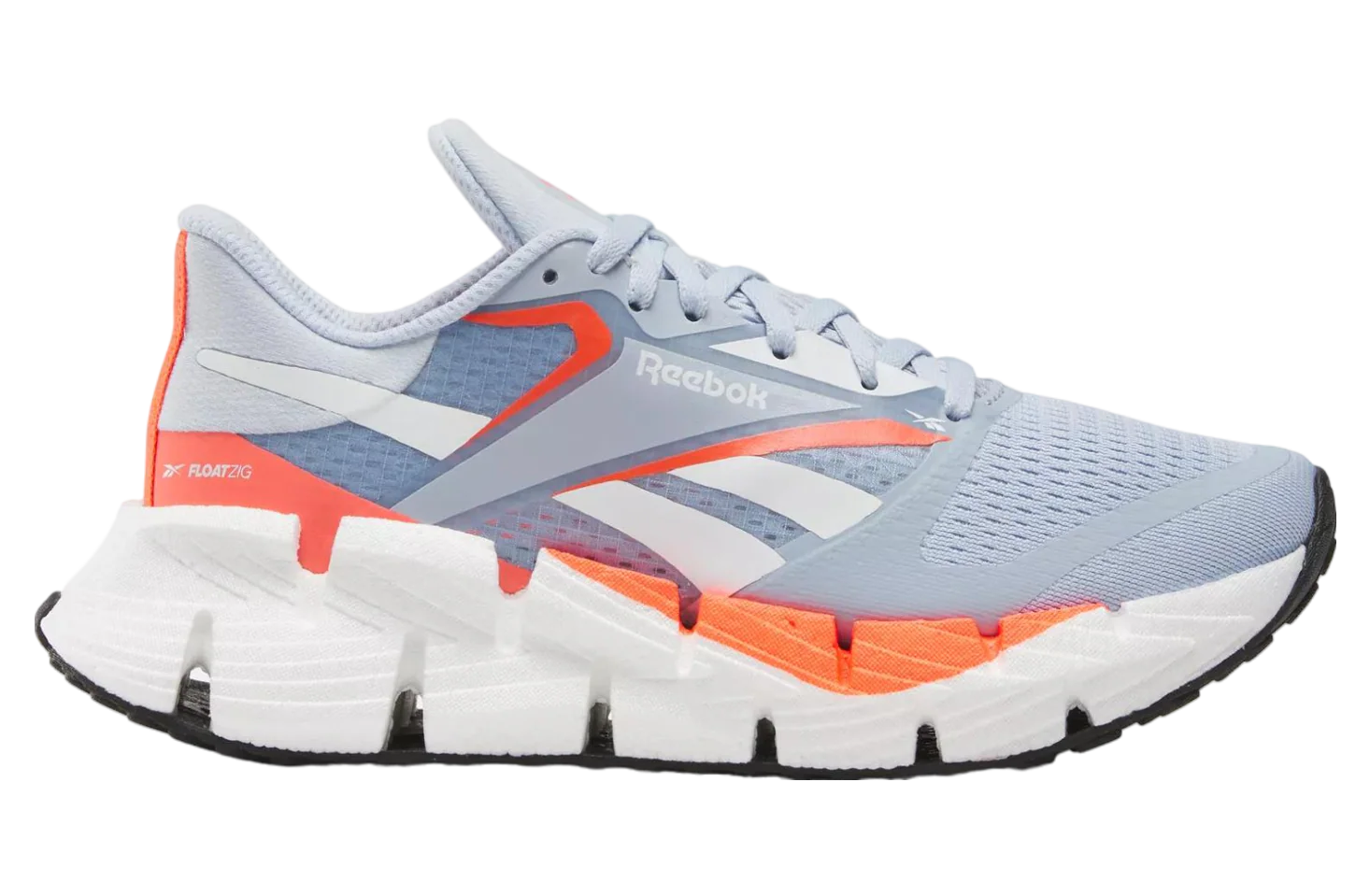 Women's Reebok Floatzig 1, Pale Blue/Ftwr White/Orange Flare, 11 B Medium