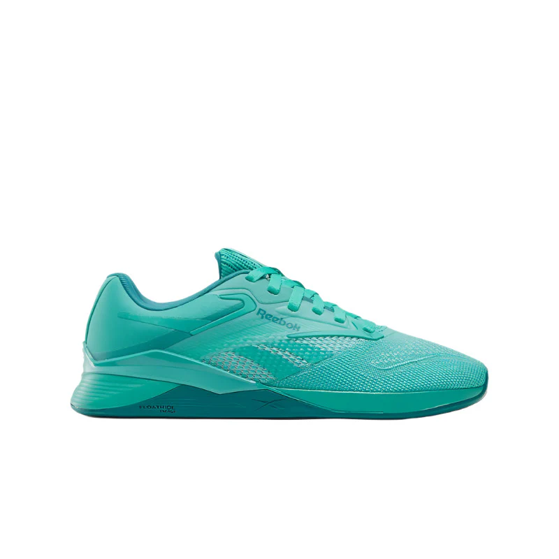 Women's Reebok Nano X4, Unleashed Green/Team Teal, 9.5 B Medium