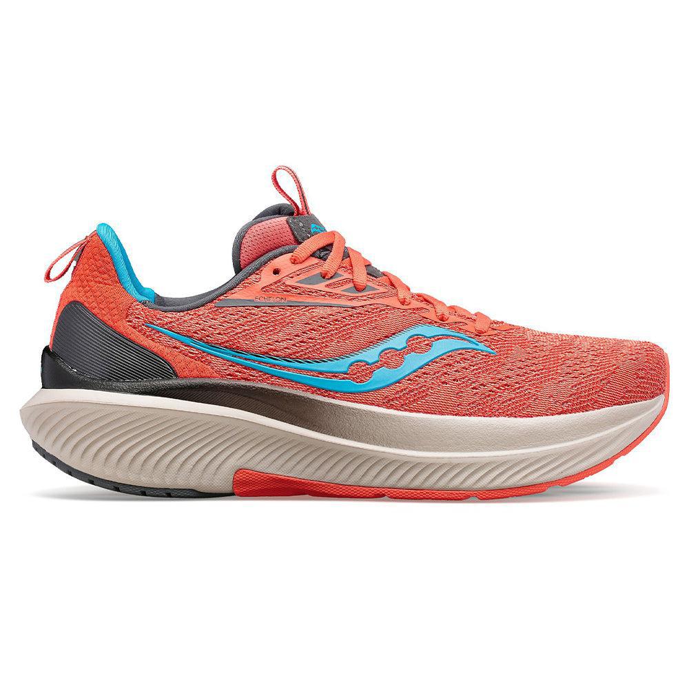 Women's Saucony Echelon 9, Coral/Ocean, 9.5 B Medium