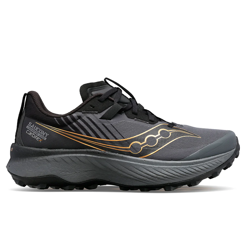 Women's Saucony Endorphin Edge, Black/Goldstk, 11 B Medium