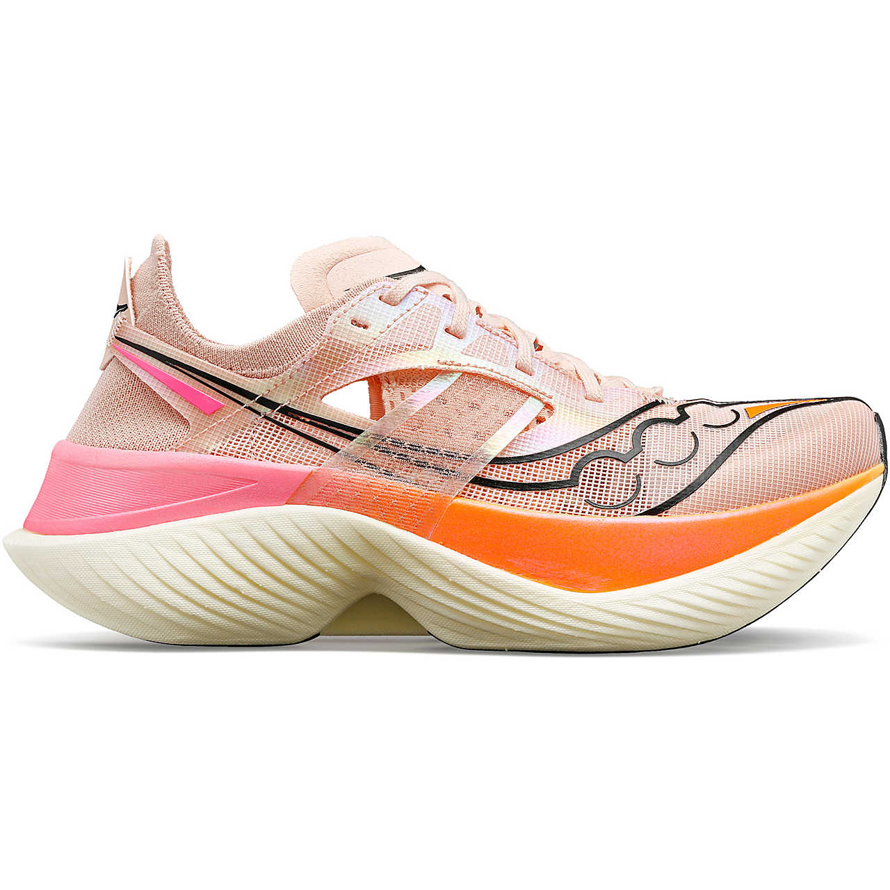 Women's Saucony Endorphin Elite, Light Pink, 9.5 B Medium