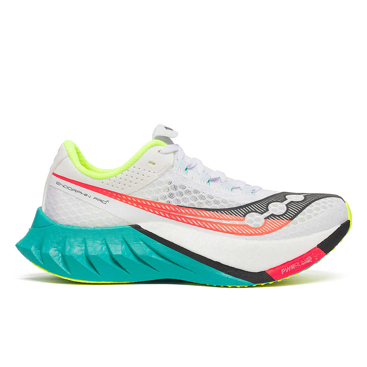 Women's Saucony Endorphin Pro 4, White/Mutant, 7 B Medium