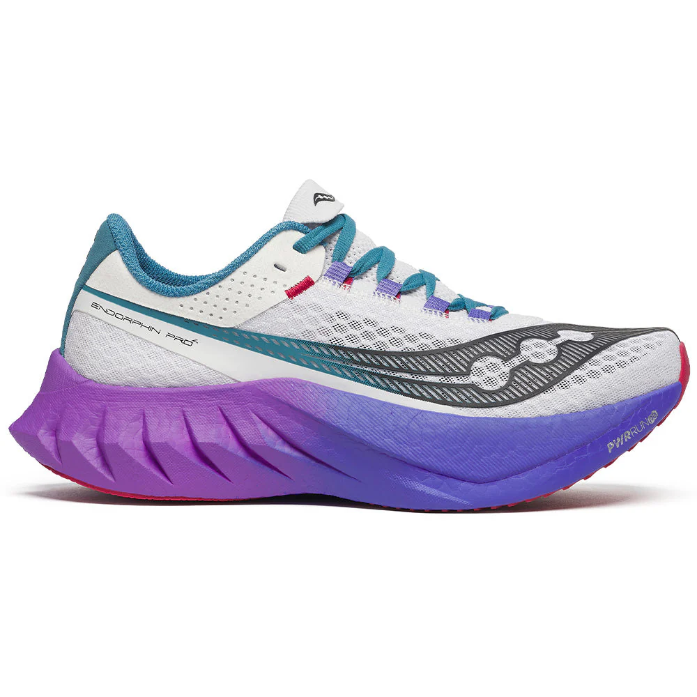 Women's Saucony Endorphin Pro 4, White/Shadow, 10 B Medium