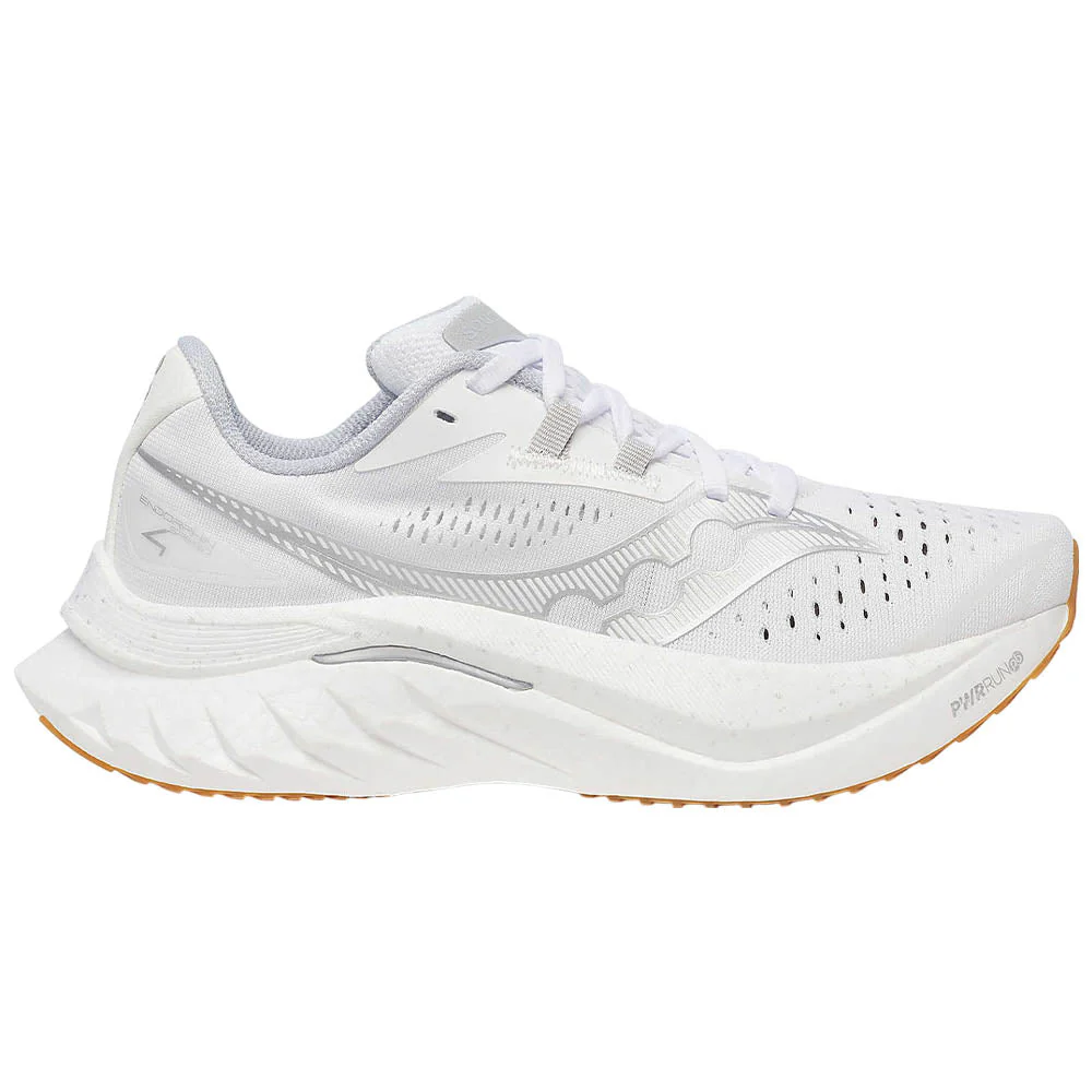 Women's Saucony Endorphin Speed 4, White/Gum, 9 B Medium