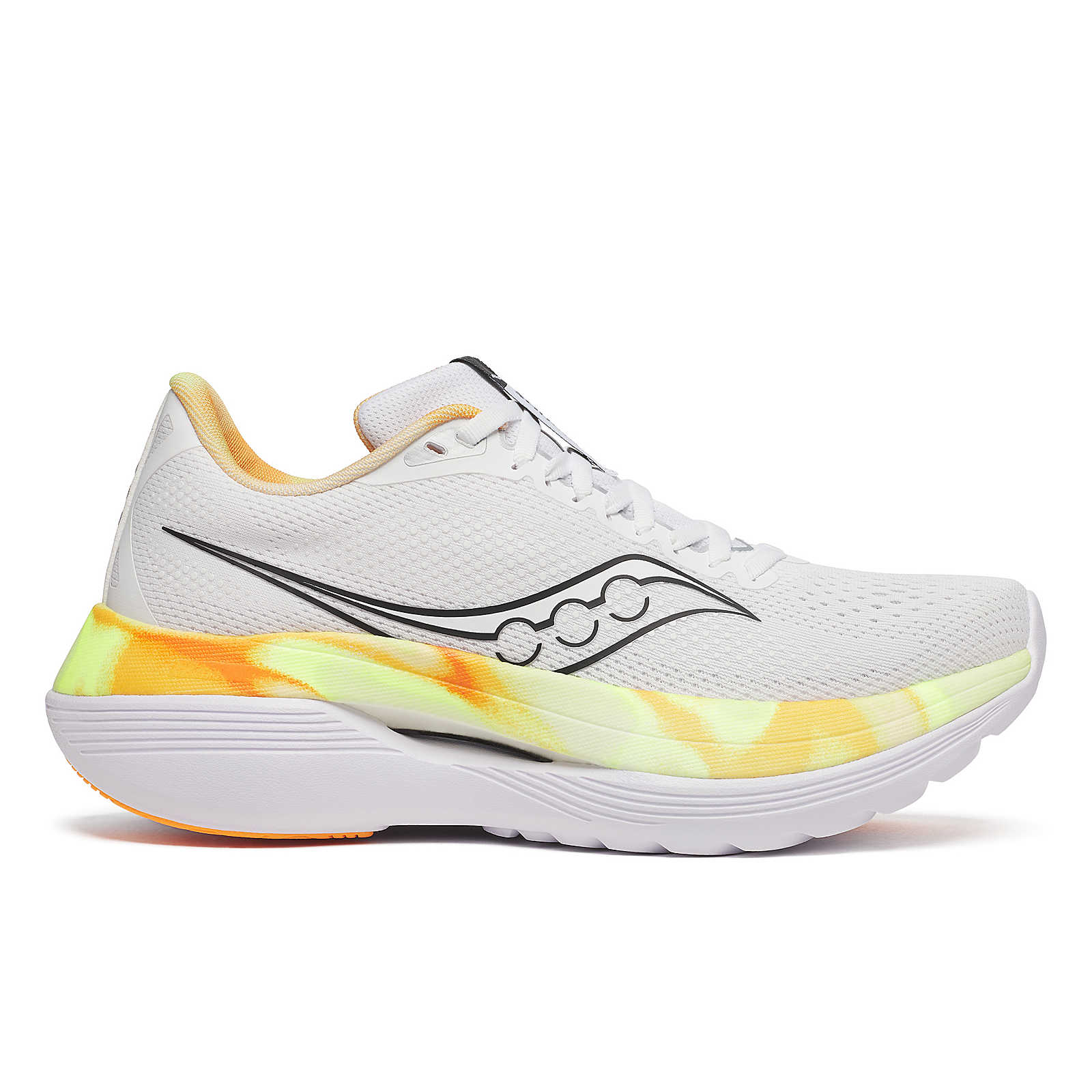 Women's Saucony Endorphin Trainer, White/Black, 9 B Medium