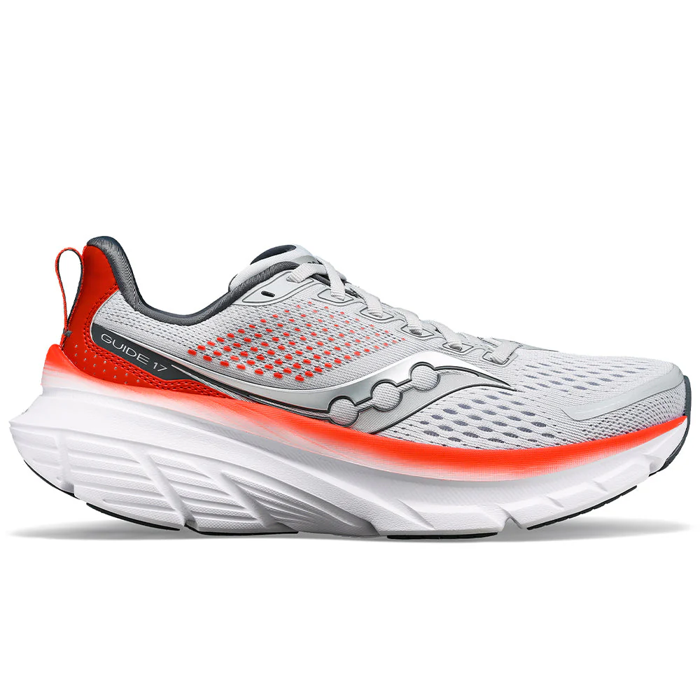 Women's Saucony Guide 17, Cloud/Cayenne, 11 B Medium