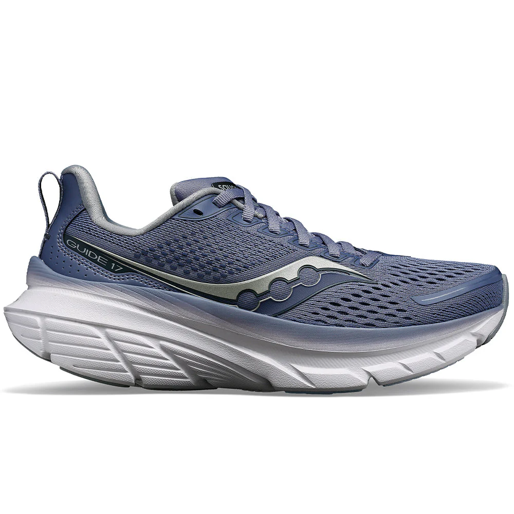 Women's Saucony Guide 17, Iris, 10 D Wide