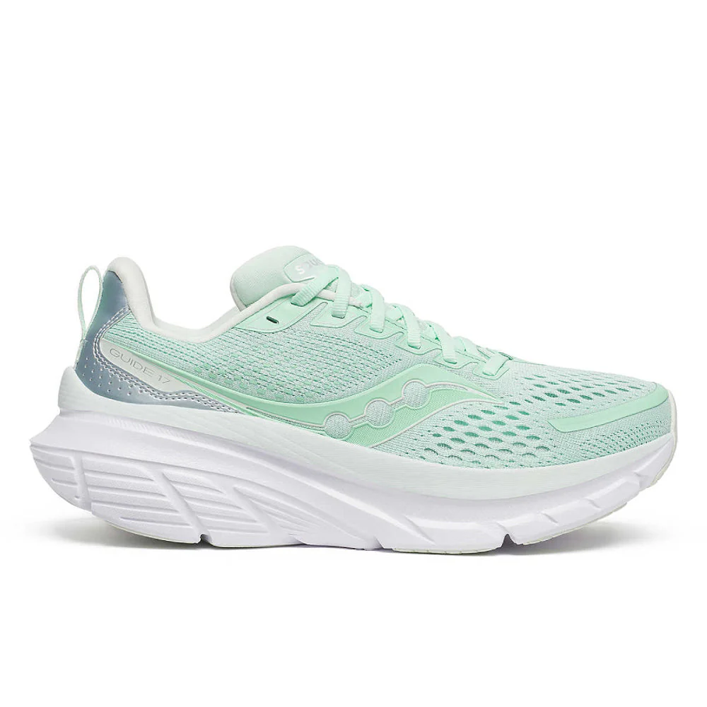 Women's Saucony Guide 17, Jade/Foam, 7.5 B Medium