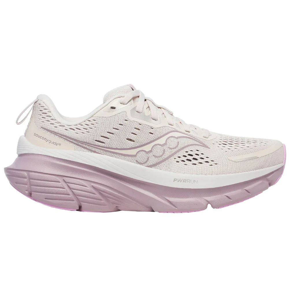Women's Saucony Guide 18, Moon/Quail, 9 B Medium