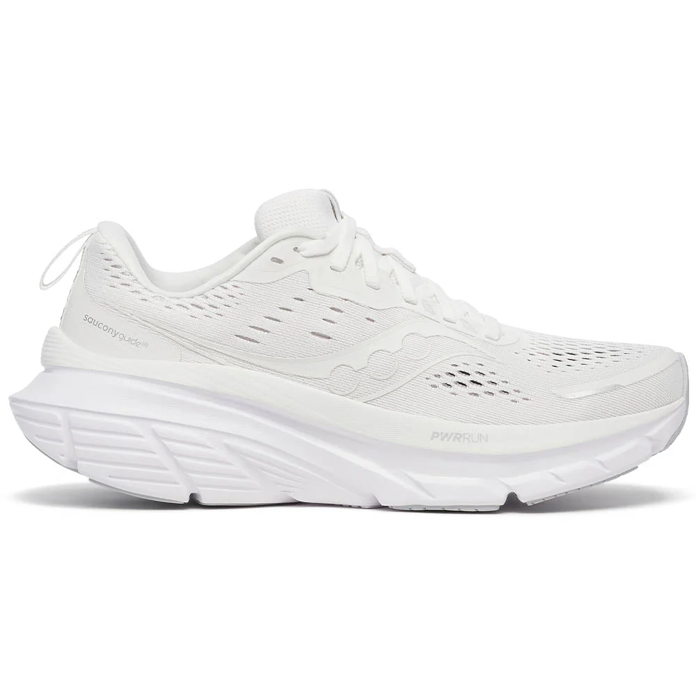 Women's Saucony Guide 18, Ivory, 7 B Medium
