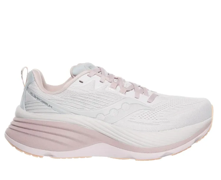 Women's Saucony Hurricane 24, Cloud/Boom, 8 B Medium