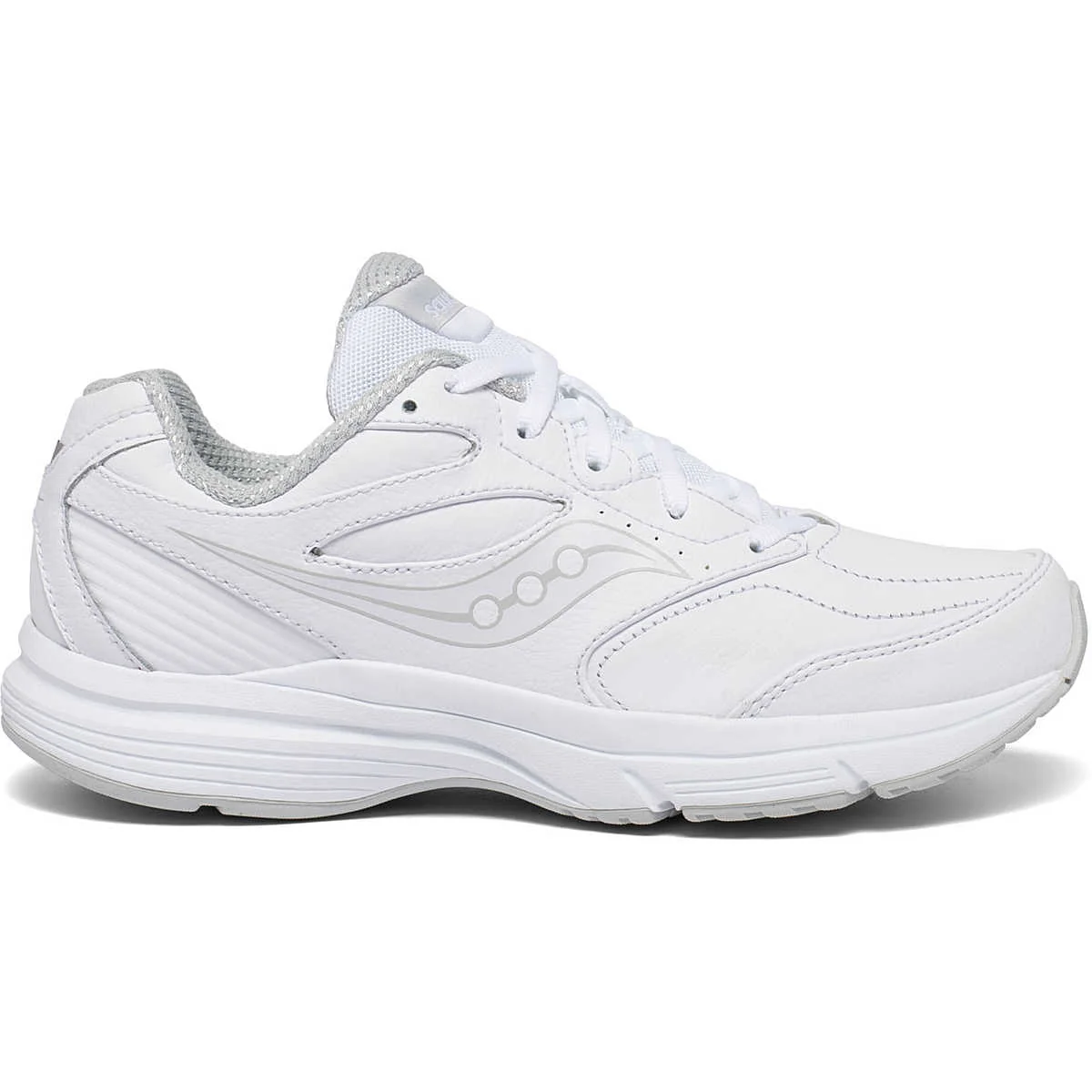 Women's Saucony Integrity Walker 3, White, 6.5 B Medium