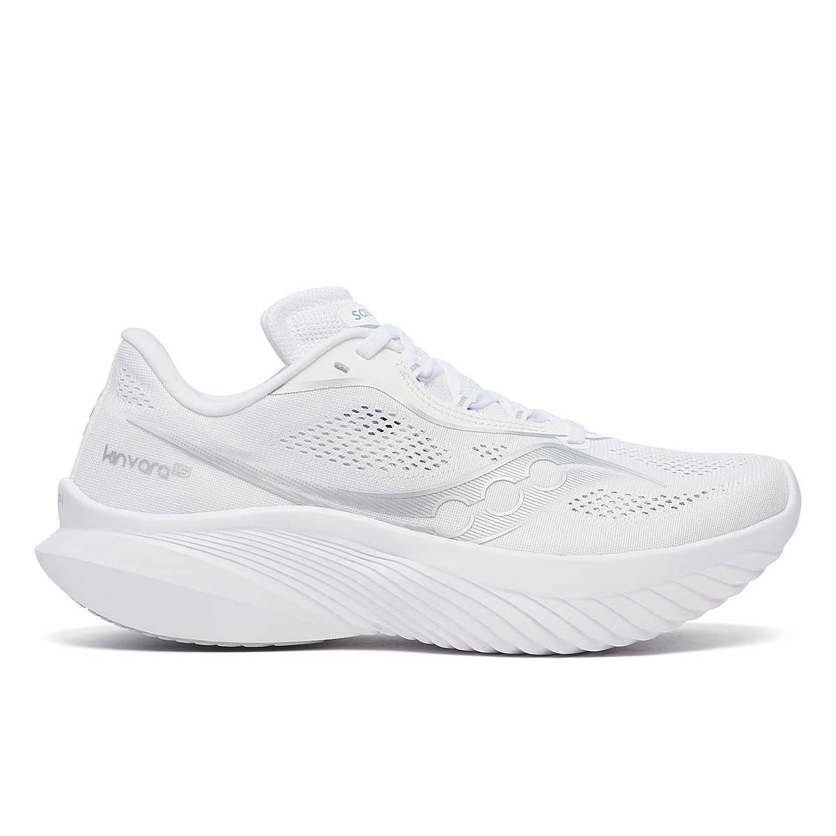 Women's Saucony Kinvara 15, White, 11 B Medium